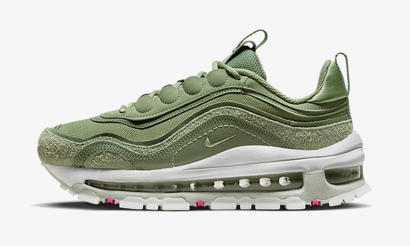 【国内 8/17 発売予定】ナイキ エア マックス 97 フューチュラ “オリーブ/ホワイト” (NIKE AIR MAX 97 FUTURA “Olive/White”) [FB4496-300]