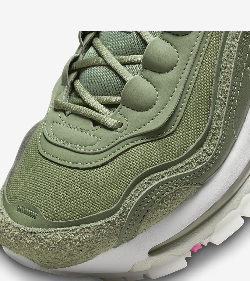 【国内 8/17 発売予定】ナイキ エア マックス 97 フューチュラ “オリーブ/ホワイト” (NIKE AIR MAX 97 FUTURA “Olive/White”) [FB4496-300]