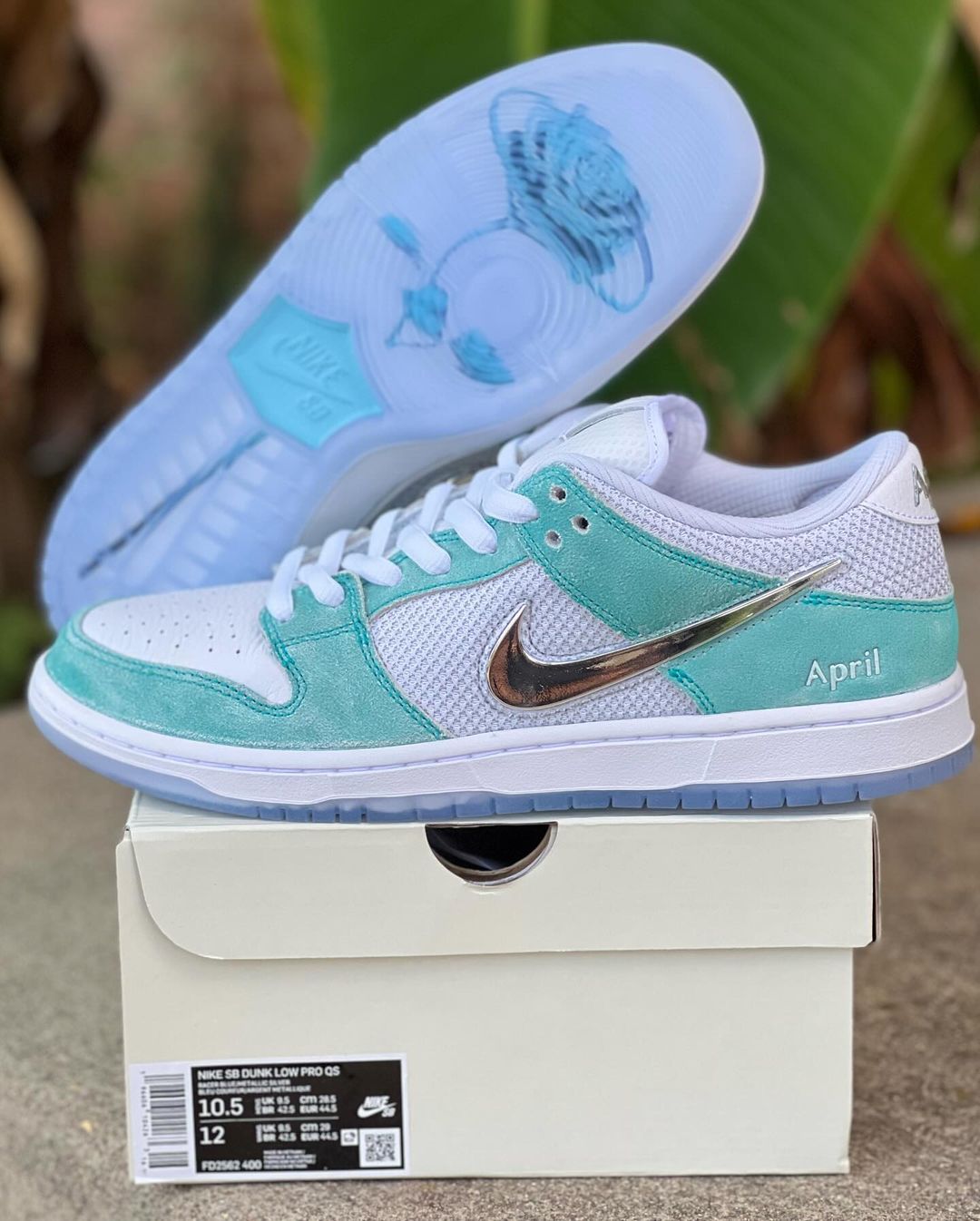 【国内 11/25、11/27 発売】April Skateboards x NIKE SB DUNK LOW “Turbo Green/Metallic Silver” (エイプリル スケートボード ナイキ SB ダンク ロー “ターボグリーン/メタリックシルバー”) [FQ8202-300/FQ8203-300/FD2562-400]