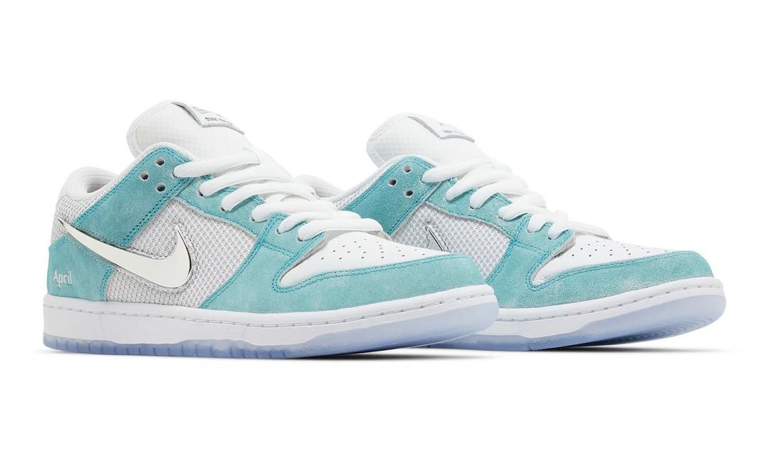 【国内 11/25、11/27 発売】April Skateboards x NIKE SB DUNK LOW “Turbo Green/Metallic Silver” (エイプリル スケートボード ナイキ SB ダンク ロー “ターボグリーン/メタリックシルバー”) [FQ8202-300/FQ8203-300/FD2562-400]