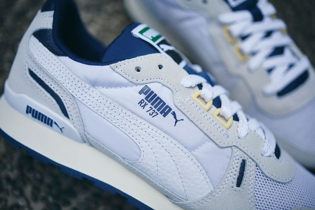 【国内 8/5 発売予定】1980年代に登場したモデルをアップデートした PUMA RX737 “PUMA WHITE/PERSIAN BLUE” (プーマ) [391971-05]