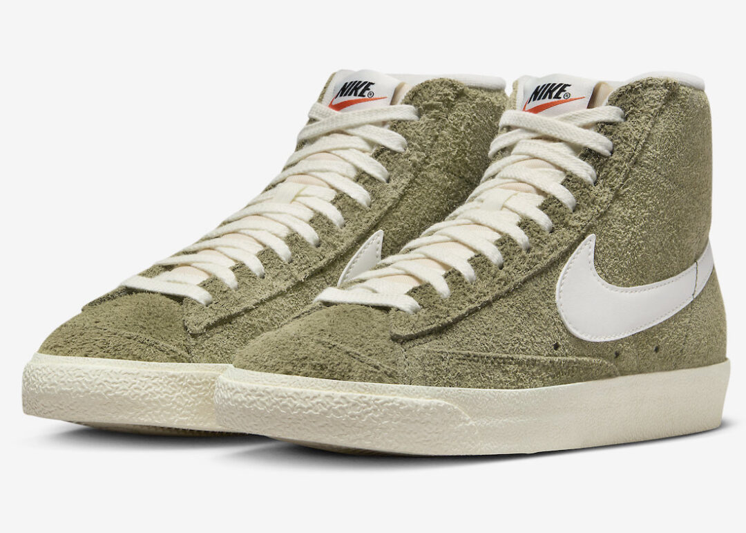 2023年 発売予定！ナイキ ブレーザー ミッド 77 ビンテージ “オリーブスエード” (NIKE BLAZER MID 77 VINTAGE “Olive Suede”) [DV7006-201]