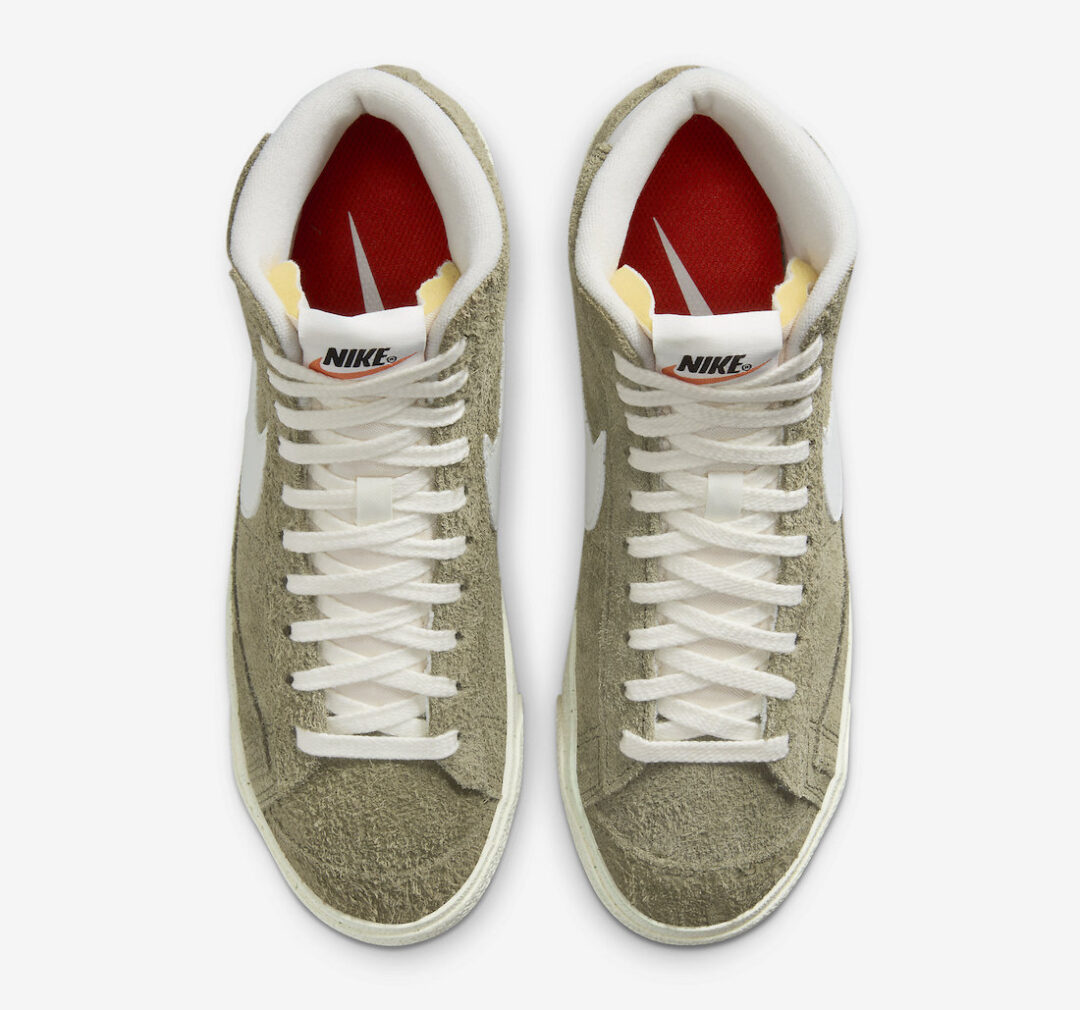 2023年 発売予定！ナイキ ブレーザー ミッド 77 ビンテージ “オリーブスエード” (NIKE BLAZER MID 77 VINTAGE “Olive Suede”) [DV7006-201]