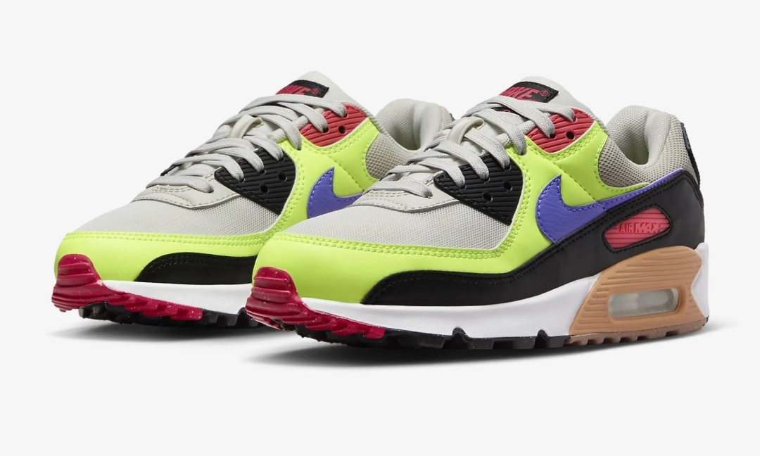 海外発売！ナイキ ウィメンズ エア マックス 90 “ライトボーン/ボルト” (NIKE WMNS AIR MAX 90 “Light Bone/Volt”) [DH8010-003]