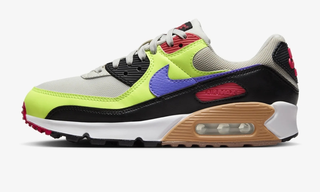 海外発売！ナイキ ウィメンズ エア マックス 90 “ライトボーン/ボルト” (NIKE WMNS AIR MAX 90 “Light Bone/Volt”) [DH8010-003]