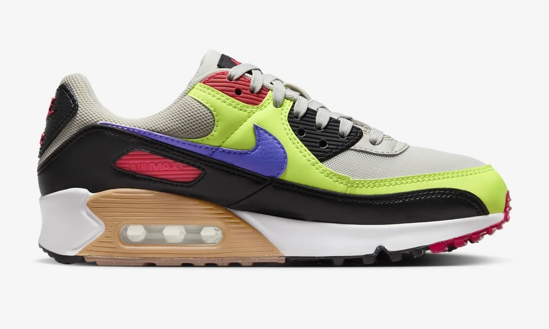 海外発売！ナイキ ウィメンズ エア マックス 90 “ライトボーン/ボルト” (NIKE WMNS AIR MAX 90 “Light Bone/Volt”) [DH8010-003]