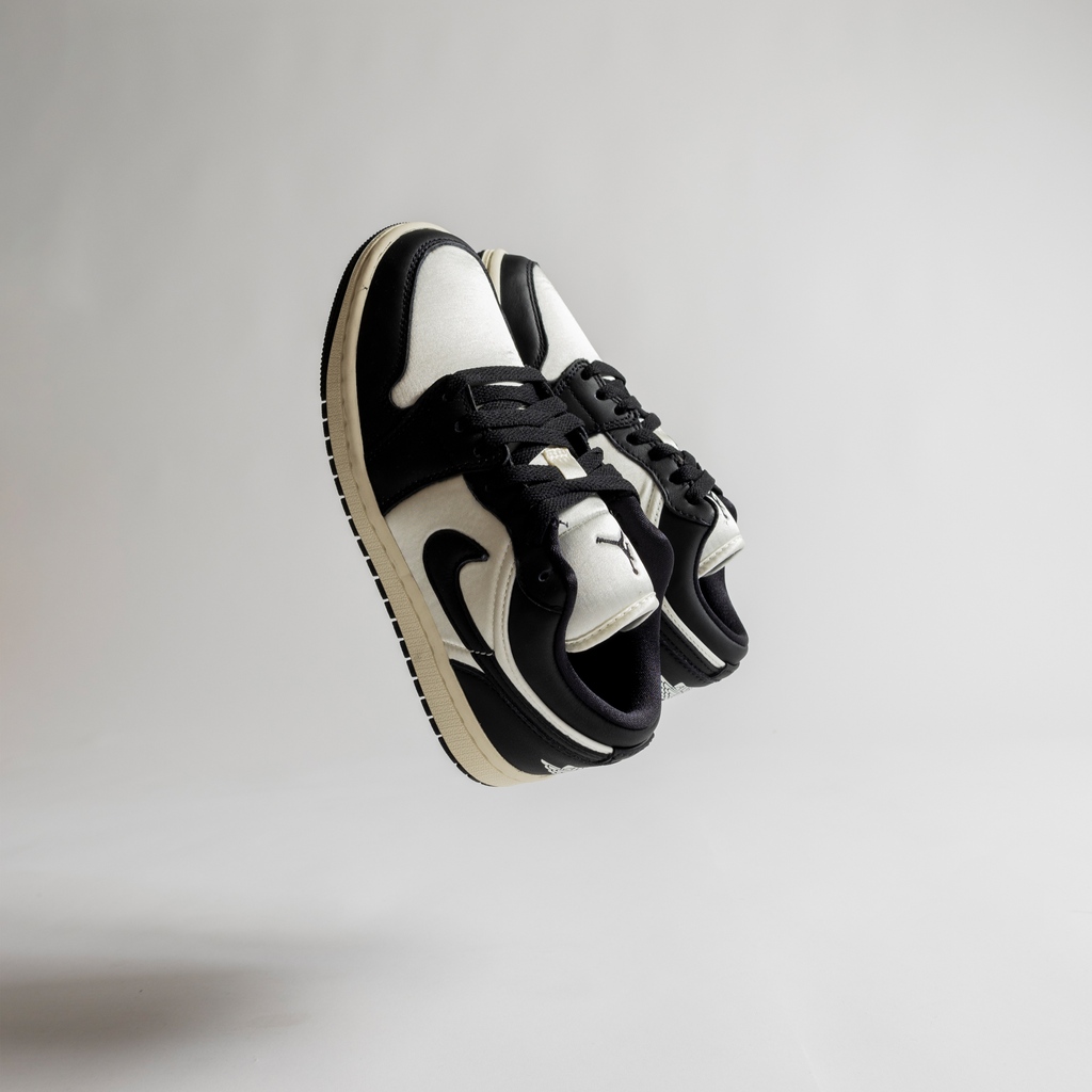 【国内 11/11 発売】ナイキ ウィメンズ エア ジョーダン 1 ロー “ビンテージパンダ” (NIKE WMNS AIR JORDAN 1 LOW “Vintage Panda”) [FB9893-101]