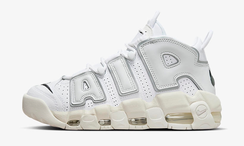 2023年 発売予定！ナイキ エア モア アップテンポ “ホワイト/グレー/セイル” (NIKE AIR MORE UPTEMPO “White/Grey/Sail”) [FN3497-101]