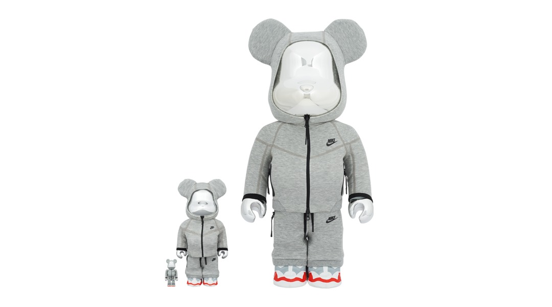 2023年 9月 発売予定！BE@RBRICK × TECH FLEECE N98 100％ & 400％ / 1000% (ベアブリック ナイキ テック フリース)