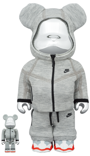 【国内 9/16 発売予定】BE@RBRICK × NIKE TECH FLEECE N98 100％ & 400％ / 1000% (ベアブリック ナイキ テック フリース)