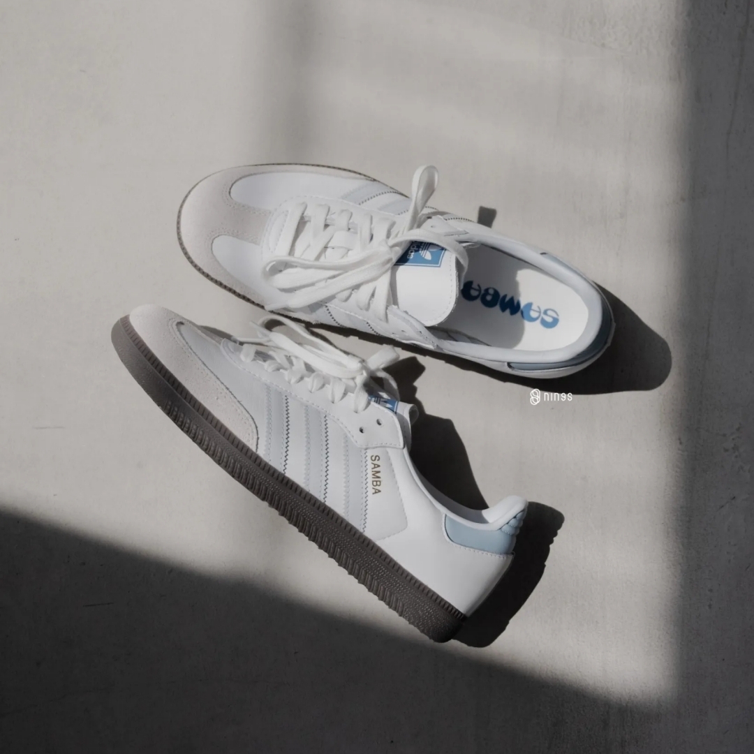 【国内 8/11 発売予定】アディダス オリジナルス サンバ OG “ホワイト/スカイブルー” (adidas Originals SAMBA OG “White/Sky Blue”) [ID2055]