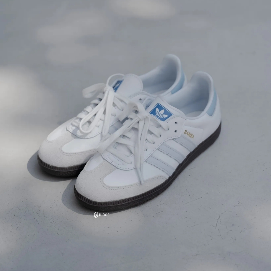 【国内 8/11 発売予定】アディダス オリジナルス サンバ OG “ホワイト/スカイブルー” (adidas Originals SAMBA OG “White/Sky Blue”) [ID2055]