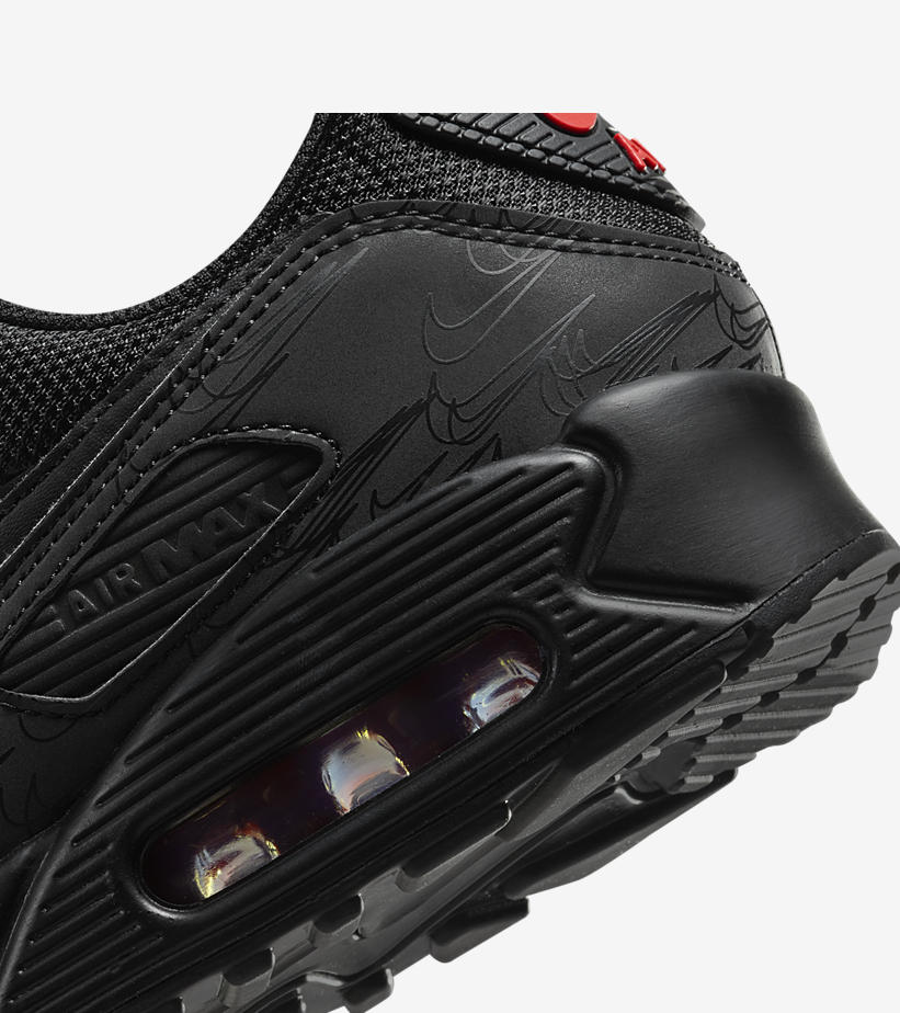 2023年 発売予定！ナイキ エア マックス 90 “リフレクティブ/ブラック/レッド” (NIKE AIR MAX 90 “Reflective/Black/Red”) [DZ4504-003]