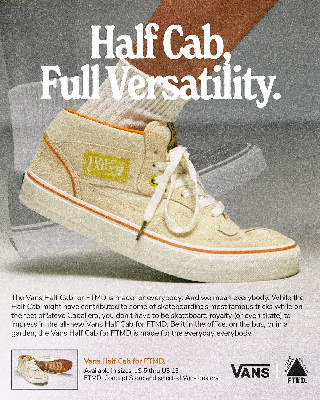 海外 8/10、8/17 発売！VANS x FTMD/FUTUREMADE STUDIO SK8 LOW & HALF CAB “no pigskin” (バンズ フューチャーメイドスタジオ)