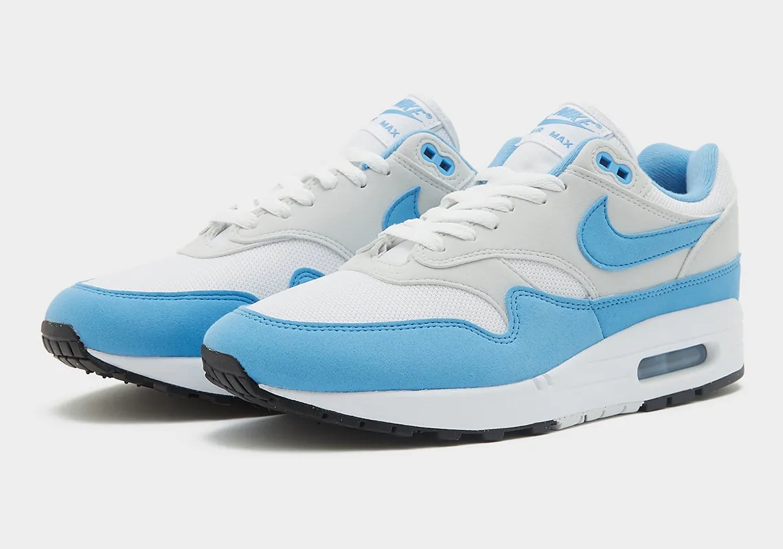 海外 10月 発売予定！ナイキ エア マックス 1 “ホワイト/ユニバーシティブルー” (NIKE AIR MAX 1 “White/University Blue”) [FD9082-103]