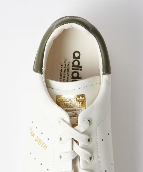 【国内 10月下旬 発売予定】BEAUTY&YOUTH × adidas Originals 別注 STAN SMITH LUX “White/Olive” (ビューティアンドユース アディダス オリジナルス スタンススミス ラックス “ホワイト/オリーブ”) [ID0985]