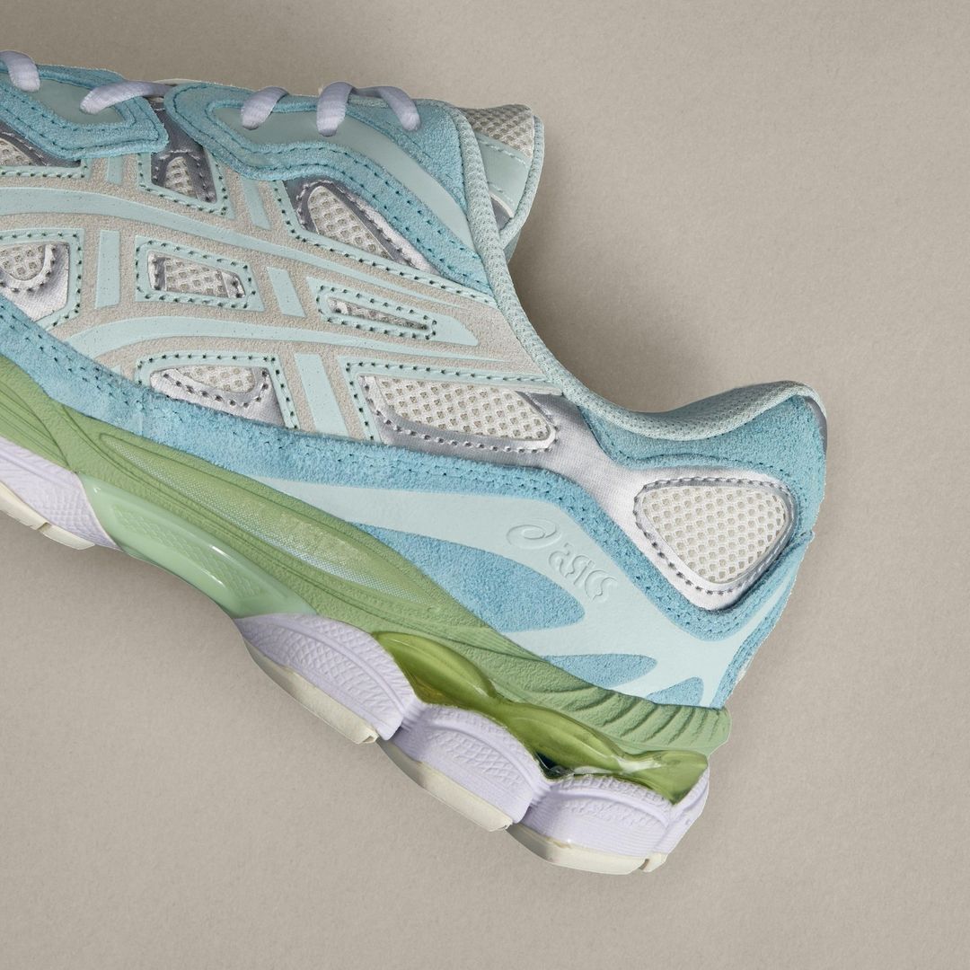 海外発売！ASICS GEL-NYC “CREAM/AQUAMARINE” (アシックス ゲルNYC “クリーム/アクアマリン”) [1201A789.100]