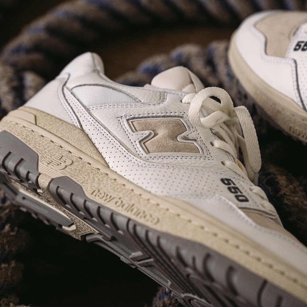 【国内 8/17 発売予定】New Balance BB550 PWD/PWG “White/Turtledove/Timberwolf” (ニューバランス)