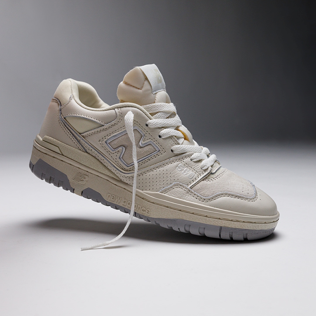 【国内 8/17 発売予定】New Balance BB550 PWD/PWG “White/Turtledove/Timberwolf” (ニューバランス)