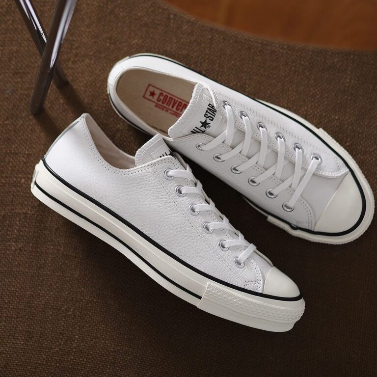 国内 8/25 発売】CONVERSE LEATHER ALL STAR J OX “White” Made in