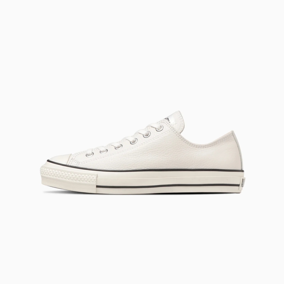 【国内 8/25 発売】CONVERSE LEATHER ALL STAR J OX “White” Made in JAPAN (コンバース レザー オールスター メイドインジャパン “ホワイト”)