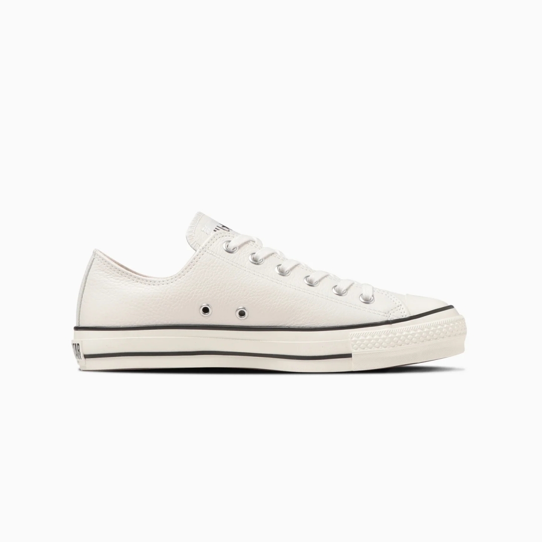 【国内 8/25 発売】CONVERSE LEATHER ALL STAR J OX “White” Made in JAPAN (コンバース レザー オールスター メイドインジャパン “ホワイト”)