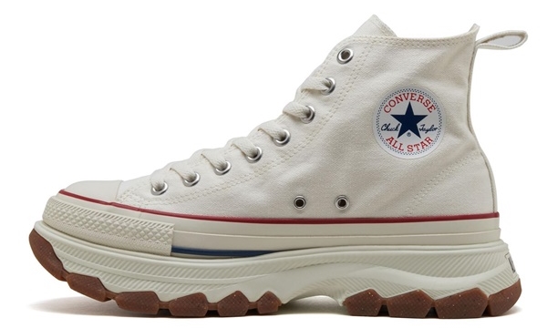 【国内 8/18 発売】ガムカラーのボリュームソールが印象的な新色 CONVERSE ALL STAR (R) TREKWAVE OX/HI (コンバース オールスター トレックウエーブ)