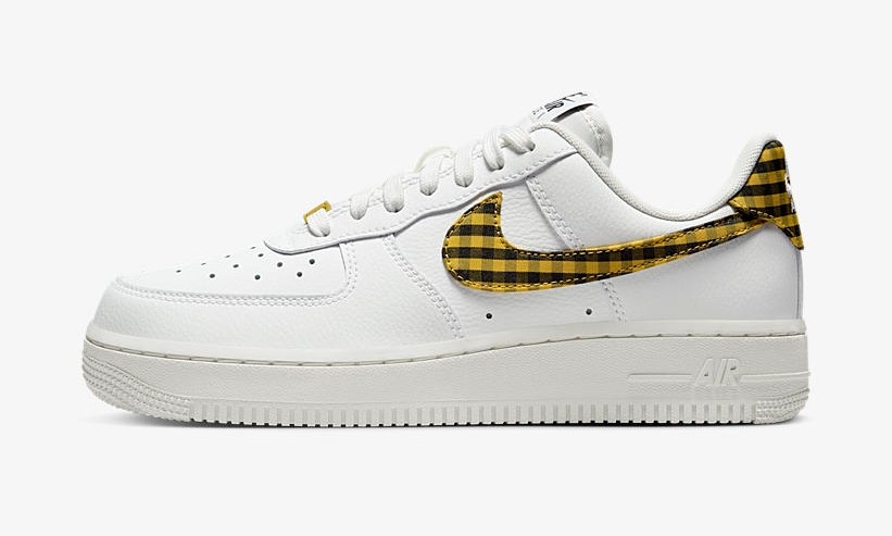 ナイキ エア フォース 1 07 ロー ESS “ギンガムチェック/サミットホワイト/ブロンジーン” (NIKE AIR FORCE 1 07 LOW ESS “Gingham/Summit White/Bronzine”) [DZ2784-102]