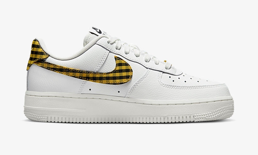 ナイキ エア フォース 1 07 ロー ESS “ギンガムチェック/サミットホワイト/ブロンジーン” (NIKE AIR FORCE 1 07 LOW ESS “Gingham/Summit White/Bronzine”) [DZ2784-102]