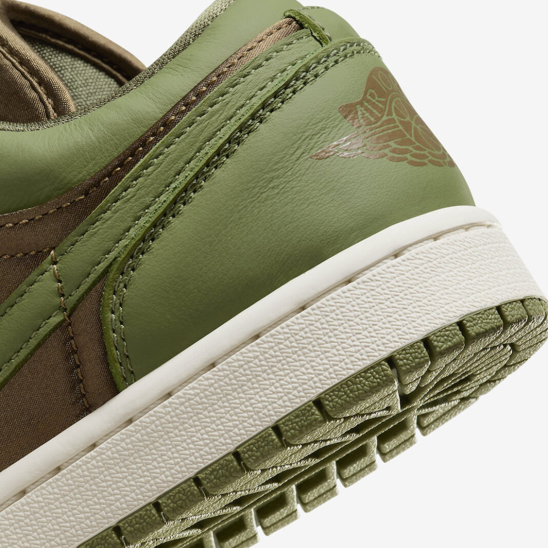 【国内 10/19 発売】ナイキ ウィメンズ エア ジョーダン 1 ロー SE “サテンオリーブ” (NIKE WMNS AIR JORDAN 1 LOW SE “Satin Olive”) [FB9893-300]