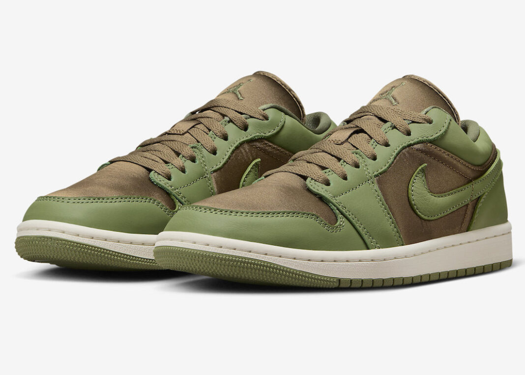 【国内 10/19 発売】ナイキ ウィメンズ エア ジョーダン 1 ロー SE “サテンオリーブ” (NIKE WMNS AIR JORDAN 1 LOW SE “Satin Olive”) [FB9893-300]