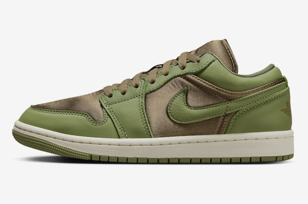 【国内 10/19 発売】ナイキ ウィメンズ エア ジョーダン 1 ロー SE “サテンオリーブ” (NIKE WMNS AIR JORDAN 1 LOW SE “Satin Olive”) [FB9893-300]