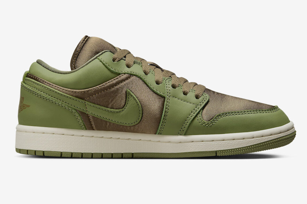 【国内 10/19 発売】ナイキ ウィメンズ エア ジョーダン 1 ロー SE “サテンオリーブ” (NIKE WMNS AIR JORDAN 1 LOW SE “Satin Olive”) [FB9893-300]