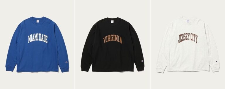 BEAUTY&YOUTH × Champion 別注 リバースウィーブ ロングスリーブ