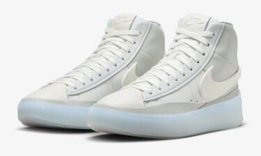 海外発売！ナイキ ブレーザー ファントム ミッド “ライトシルバー/サミットホワイト” (NIKE BLAZER PHANTOM MID “Light Silver/Summit White”) [DX5800-001]