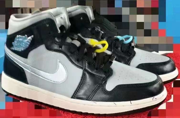 【リーク】ナイキ エア ジョーダン 1 ミッド “グレー/ブラック/シルバー” (NIKE AIR JORDAN 1 MID “Grey/Black/Silver”)