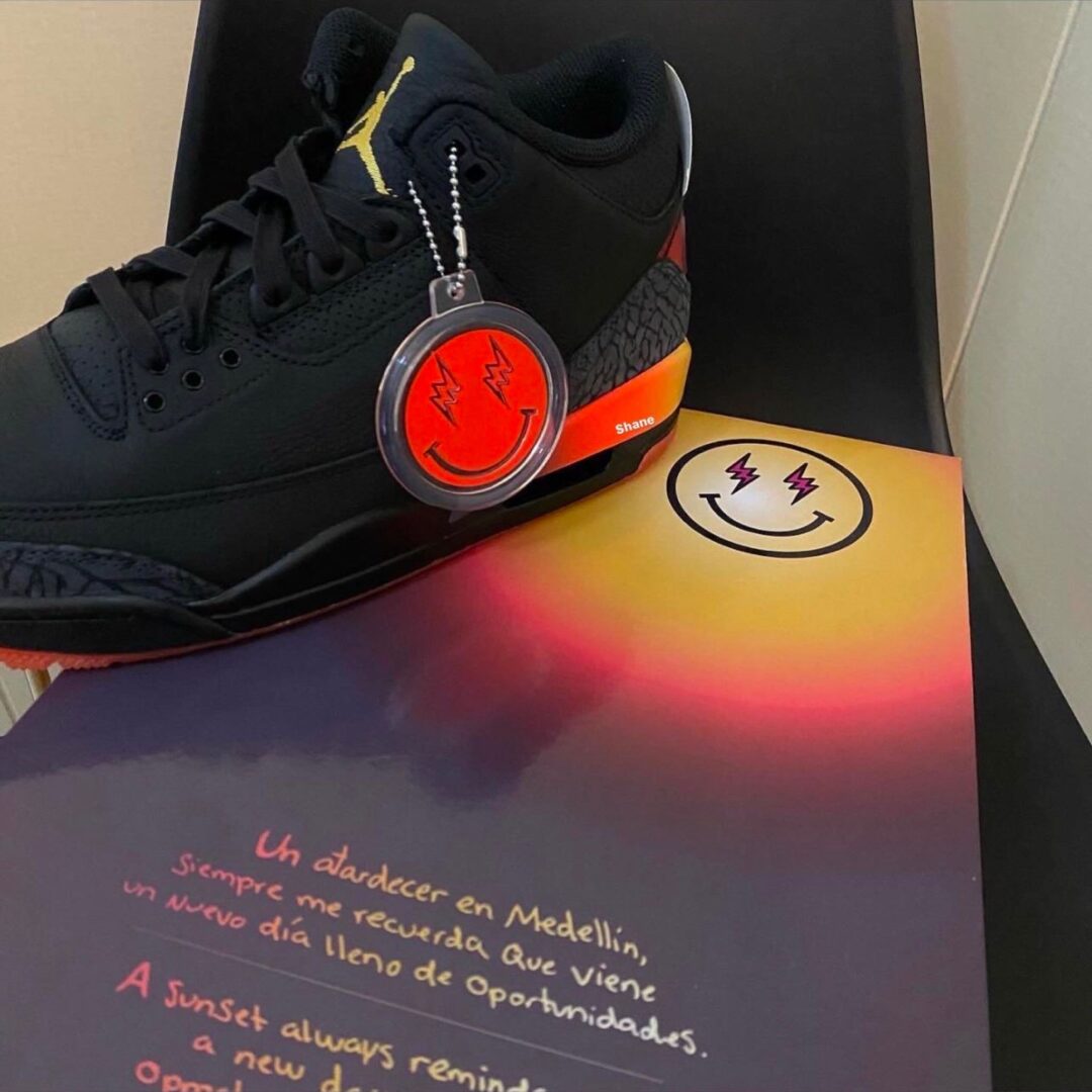【2024年 5/22 発売】J Balvin x NIKE AIR JORDAN 3 RETRO SP “Rio/Black” (J.バルヴィン ナイキ エア ジョーダン 3 レトロ “リオ/ブラック”) [FN0344-001]