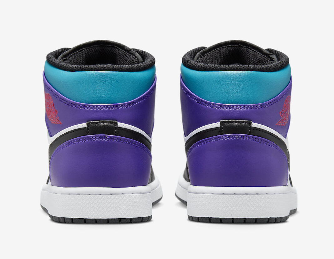 【国内 10/7 発売予定】ナイキ エア ジョーダン 1 ミッド “ホワイト/コートパープル/トロピカルツイスト” (NIKE AIR JORDAN 1 MID “White/Court Purple-Tropical Twist”) [DQ8426-154]
