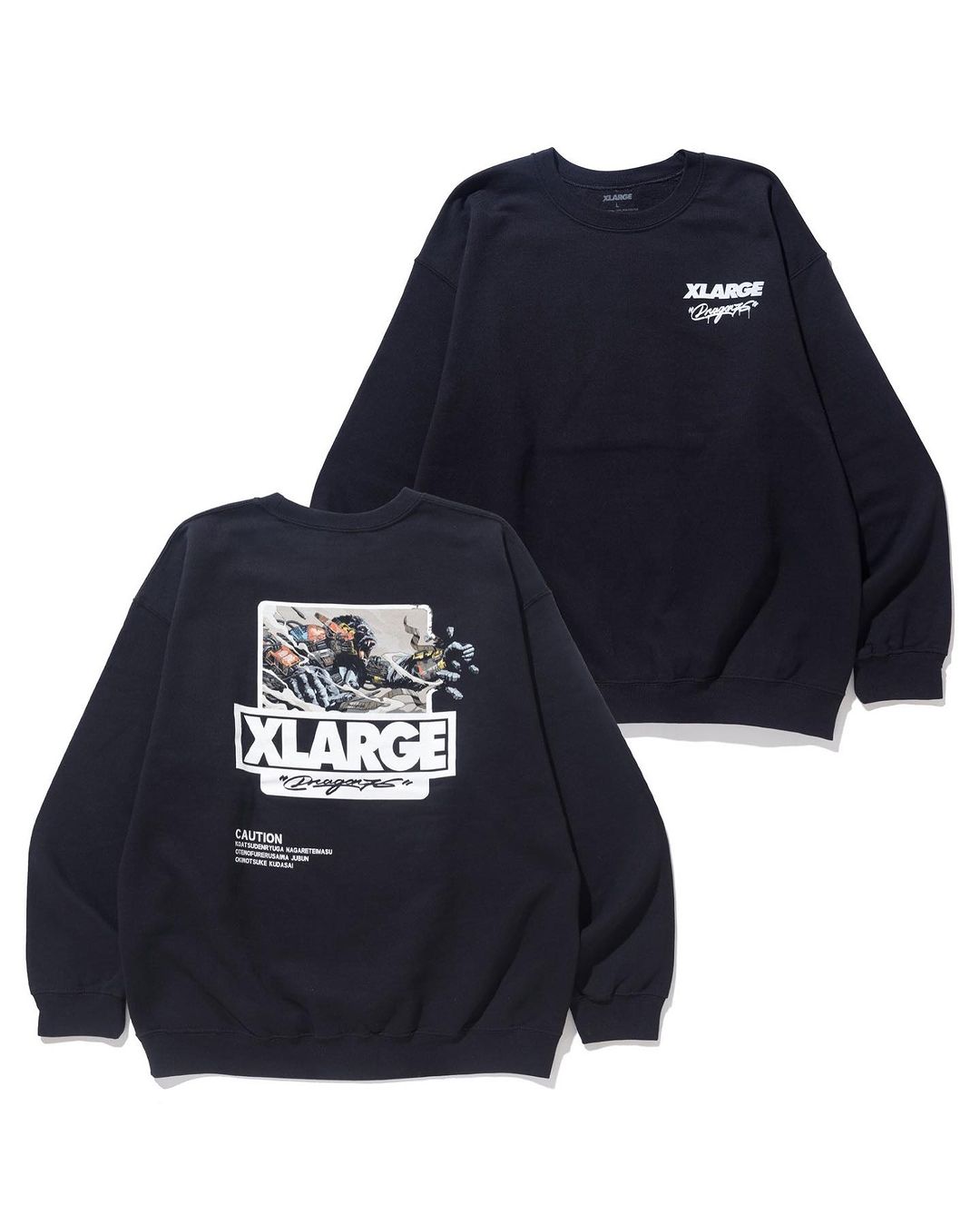 ニューヨークのミューラルアーティスト「DRAGON76」× XLARGE 2023 コラボが9/6、9/7 発売 (エクストララージ ドラゴンナナロク)