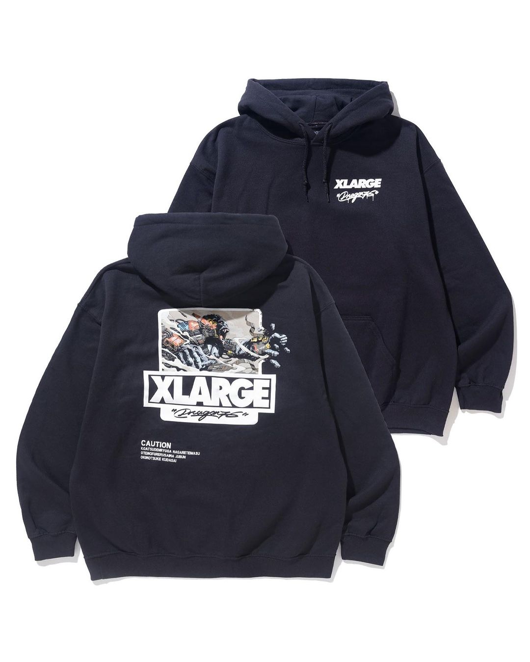 ニューヨークのミューラルアーティスト「DRAGON76」× XLARGE 2023 コラボが9/6、9/7 発売 (エクストララージ ドラゴンナナロク)