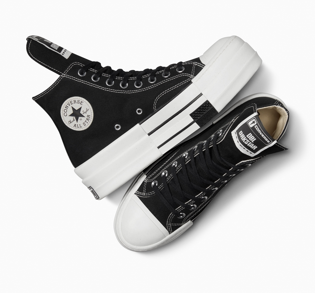 海外 9/8 発売！Rick Owens Drkshdw × CONVERSE DBL DRKSTAR (リック ...