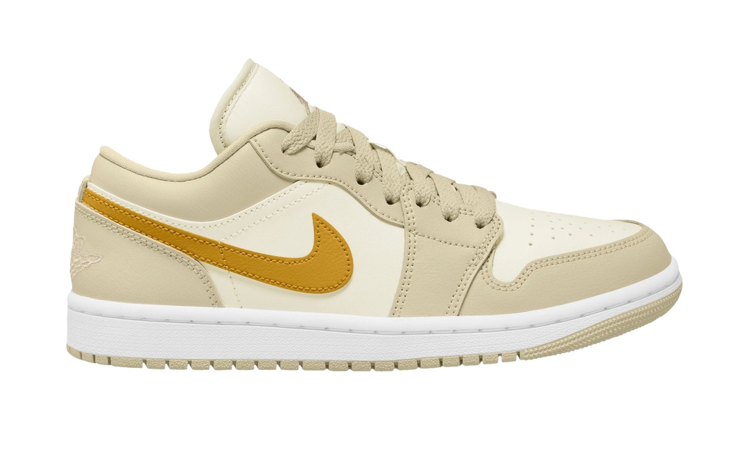 【2024年 2/28 発売】ナイキ ウィメンズ エア ジョーダン 1 ロー “セイル/ベージュ/イエローオークル” (NIKE WMNS AIR JORDAN 1 LOW “Sail/Beige/Yellow Ochre”) [DC0774-170]