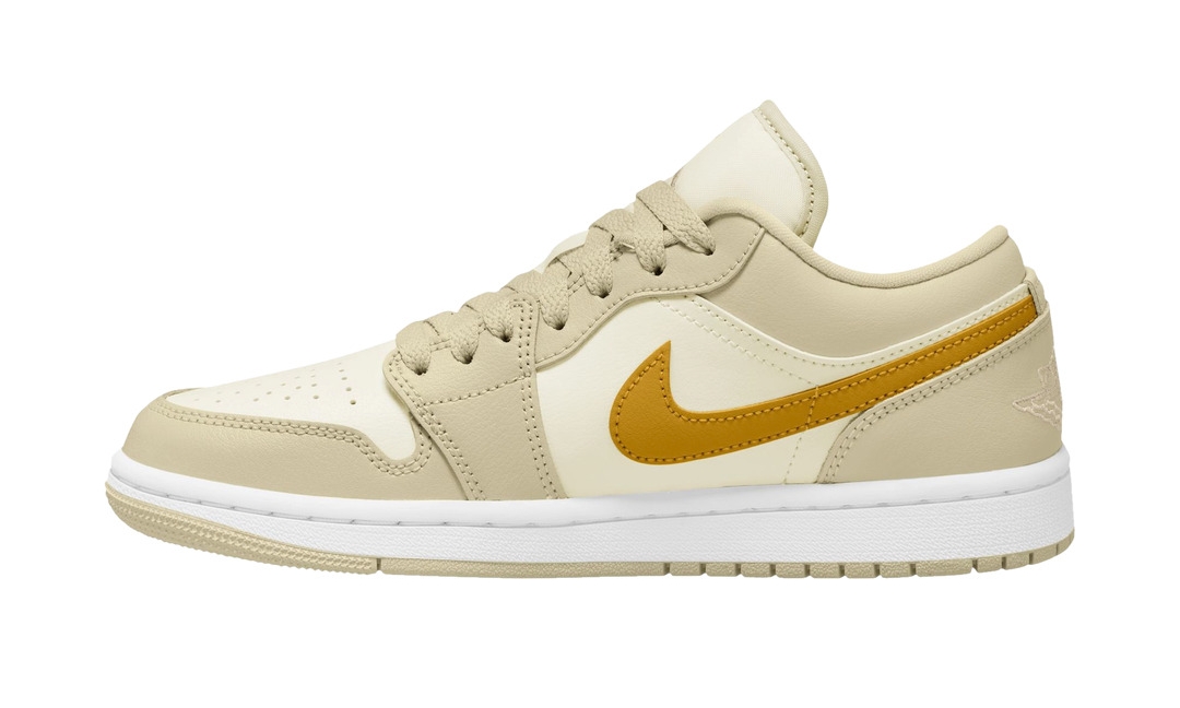 【2024年 2/28 発売】ナイキ ウィメンズ エア ジョーダン 1 ロー “セイル/ベージュ/イエローオークル” (NIKE WMNS AIR JORDAN 1 LOW “Sail/Beige/Yellow Ochre”) [DC0774-170]