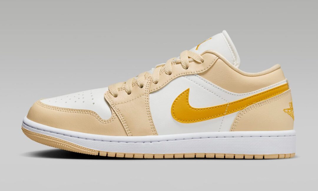 【2024年 2/28 発売】ナイキ ウィメンズ エア ジョーダン 1 ロー “セイル/ベージュ/イエローオークル” (NIKE WMNS AIR JORDAN 1 LOW “Sail/Beige/Yellow Ochre”) [DC0774-170]