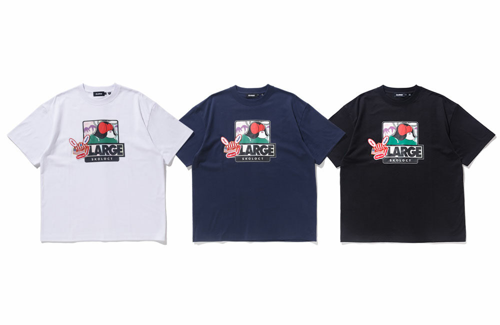 アーティスト中野毅が2007年に立ち上げたストリートブランド「SKOLOCT」× XLARGE 2023 コラボが9/23 発売 (エクストララージ スコロクト)