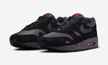 2023年 発売予定！ナイキ エア マックス 1 “ブラック/グレー/レッド” (NIKE AIR MAX 1 “Black/Grey/Red”)