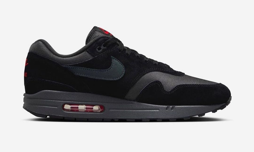 2023年 発売予定！ナイキ エア マックス 1 “ブラック/グレー/レッド” (NIKE AIR MAX 1 “Black/Grey/Red”)