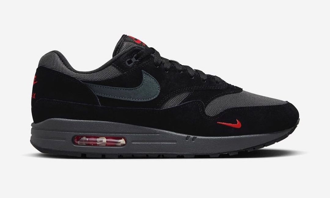 2023年 発売予定！ナイキ エア マックス 1 “ブラック/グレー/レッド” (NIKE AIR MAX 1 “Black/Grey/Red”)