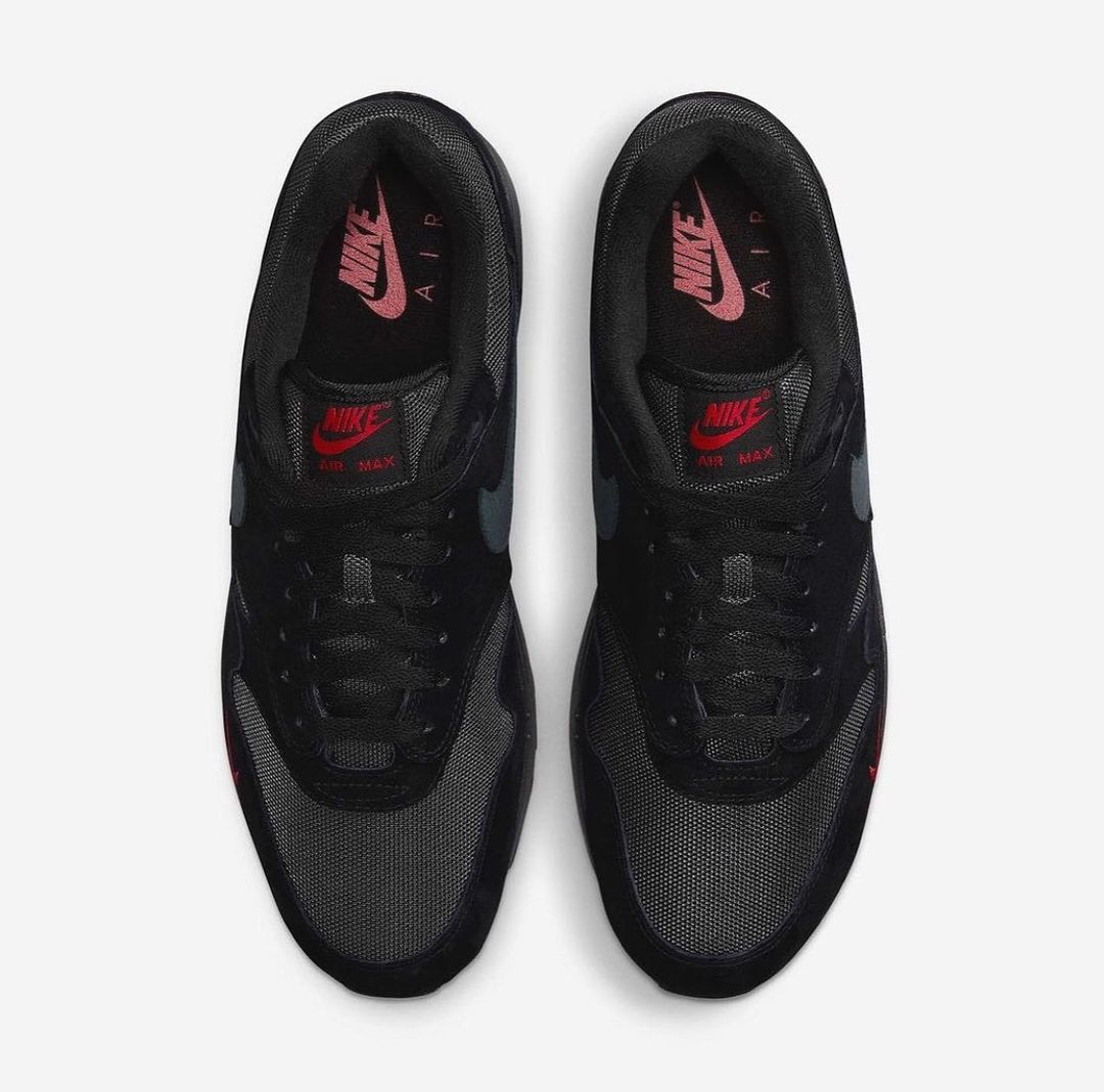 2023年 発売予定！ナイキ エア マックス 1 “ブラック/グレー/レッド” (NIKE AIR MAX 1 “Black/Grey/Red”)