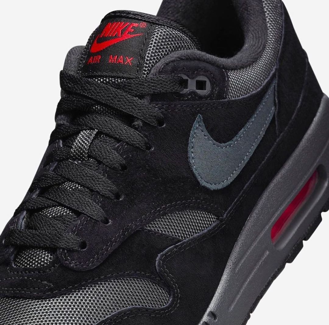 2023年 発売予定！ナイキ エア マックス 1 “ブラック/グレー/レッド” (NIKE AIR MAX 1 “Black/Grey/Red”)